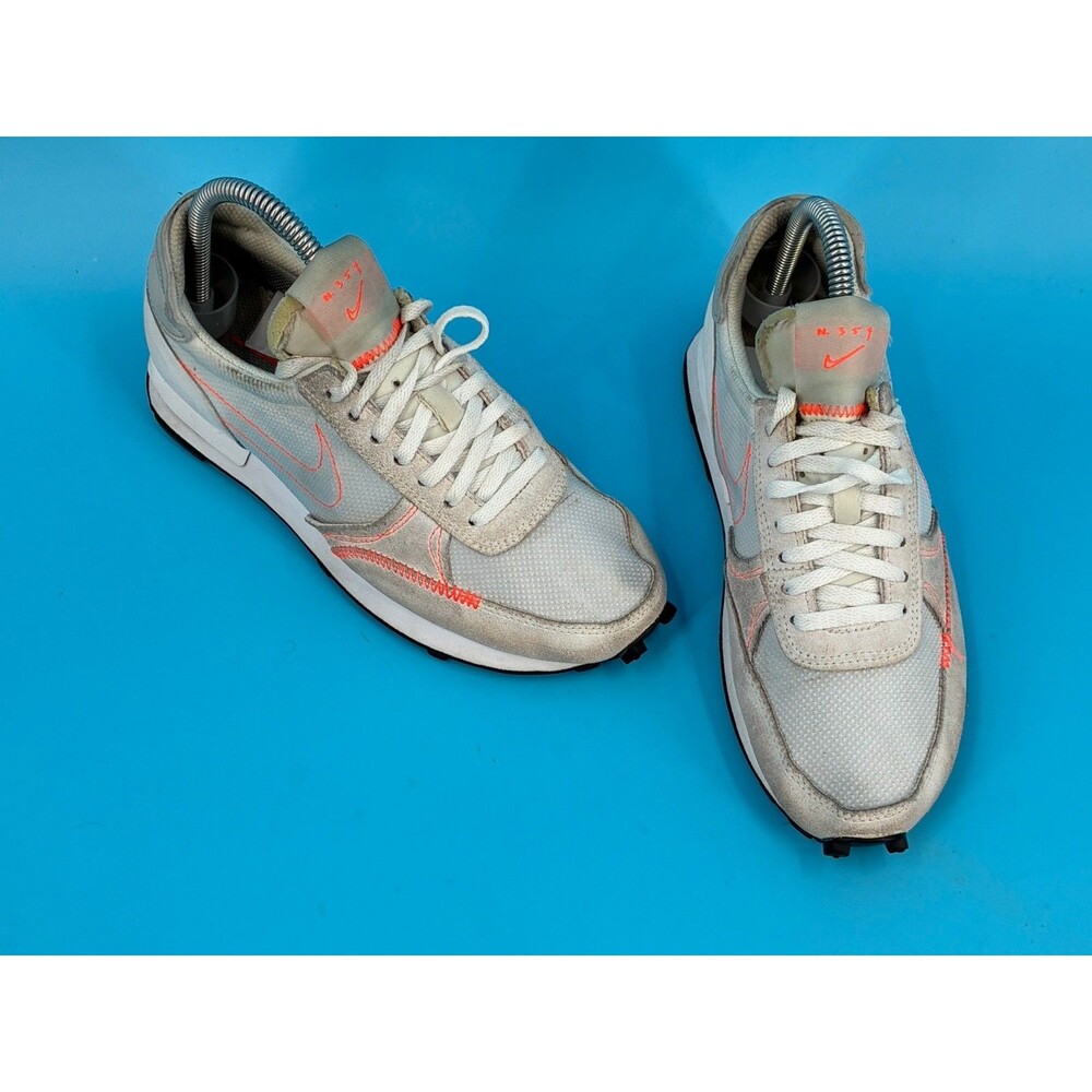 Nike Daybreak Type N354 Womens 6 White Hyper Crimson Sneakers DA7729-101